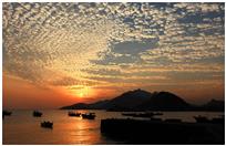 渔港夕照