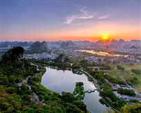 塔山夕照