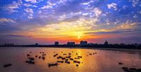 《海湾暮色》