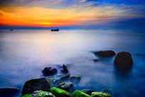 渔归夕照