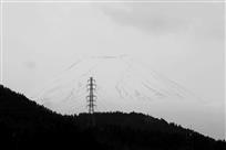 水墨富士山