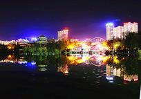 麒麟公园夜景