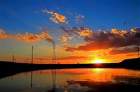 油田夕霞