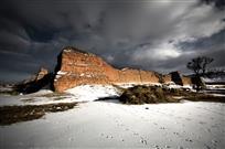 雪后古堡