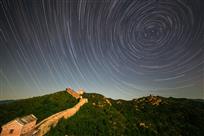 星夜金山岭