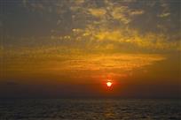 海岛夕照