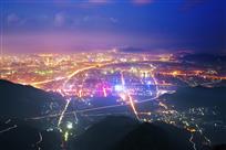 夜幕下的鹿城