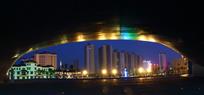 珠江源头夜景