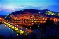 龙门夜色