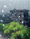 雨中碉楼
