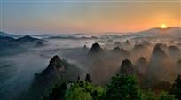 万佛山日出