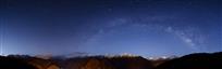 喜马拉雅群峰之夜