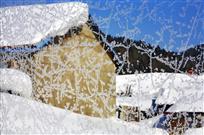 冰花雪景相映美