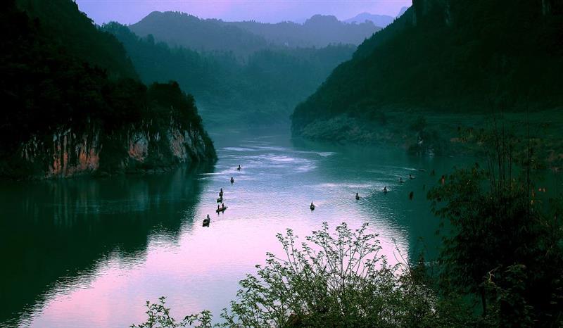 拍摄地点 贵州余庆大乌江 拍摄时间 2013-03-24 作品 摄
