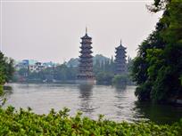 桂林城市园林风光。