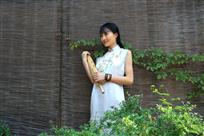 《竹壁与美女》