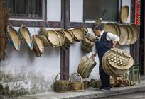 竹器小摊