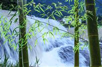 竹帘飞瀑