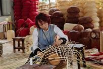 竹编女工