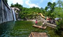 学撑竹排
