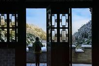 窗外