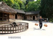 我为朱德故居添砖加