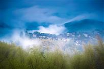雨后山村