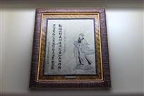 竹编框画