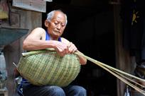 竹编老艺人