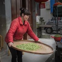 竹簸筛茶