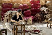 竹编女工