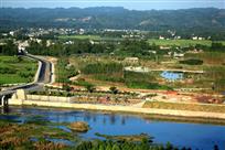 建设中的中国首家竹林湿地公园