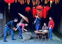 《打麻糍》