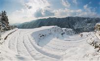高田坑雪景