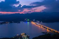 千岛湖大桥暮色