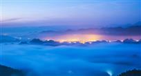 霞源晨景