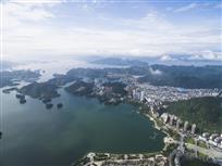 鸟瞰千岛湖