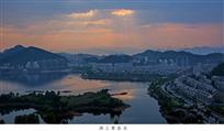 湖上黄昏后