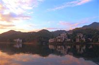 绚丽云霞千岛湖
