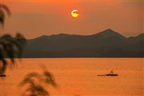 千岛夕照