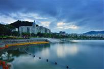 千岛湖广场晨景