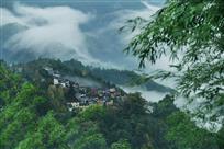 烟雨徽村