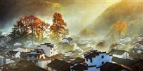山村秋色
