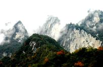 《雾绕群山水墨秋彩》