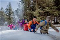 雪原宾客闹三春