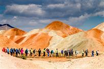 丝路学子走丹霞