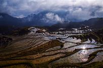 光影梯田