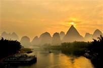 日出江山红胜火