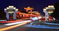小镇夜色