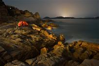 海滨夜读